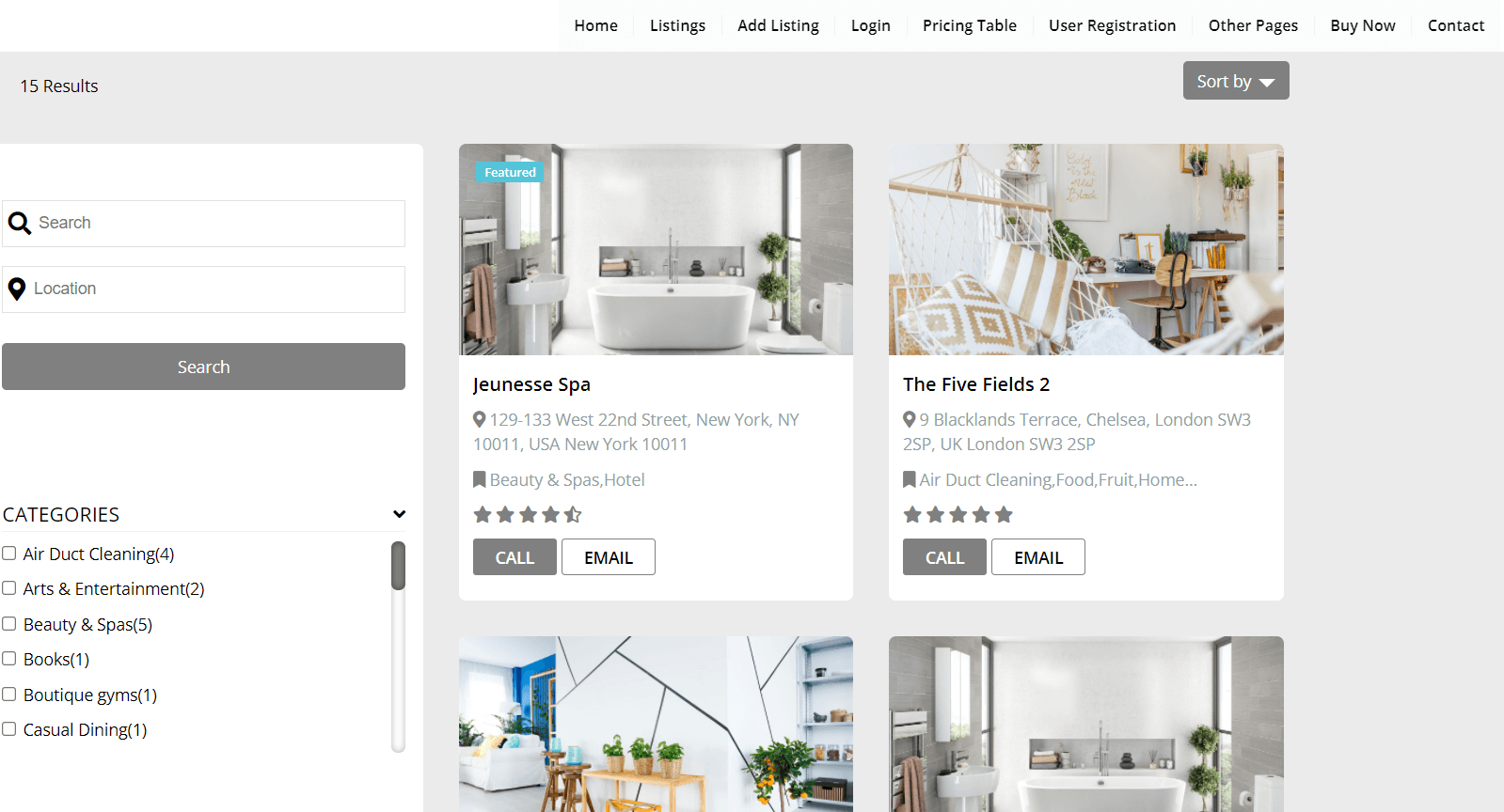 DirectoryPro wordpress directory plugins